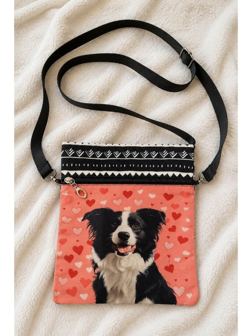 Border Collie Crossbody Bag